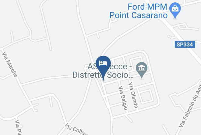 Lecce - Villetta Pietrabianca Maps