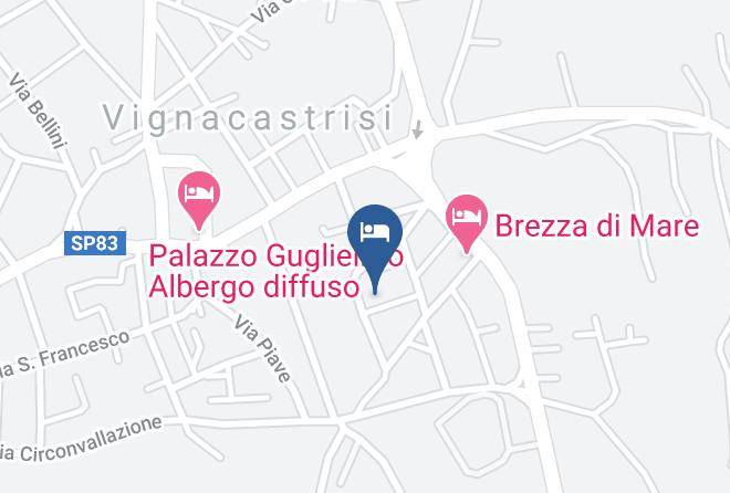 Lecce - Villetta Rizzello Bed And Breakfast Maps
