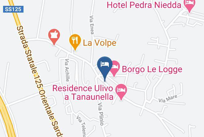 Sassari - Villette Acquamarina By Obbiettivo Vacanza Maps