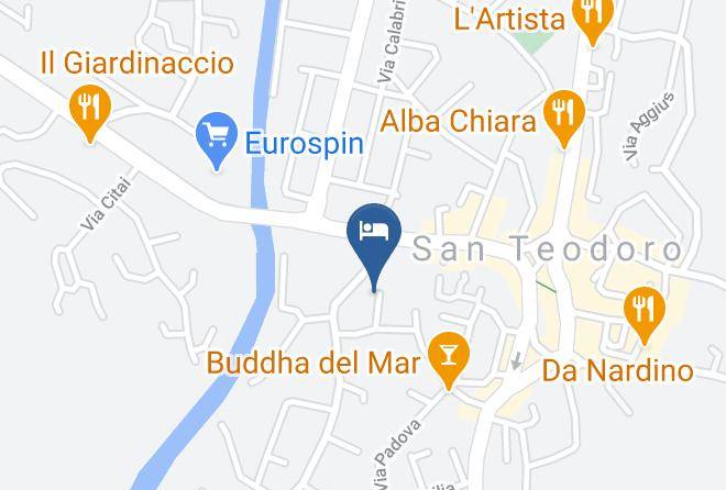 Sassari - Villette Profumo D'agrumi Maps