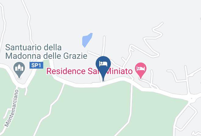 Arezzo - Villino Blu Maps