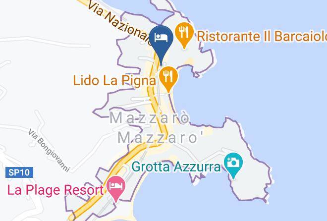 Messina - Villino Gallo D'oro Maps