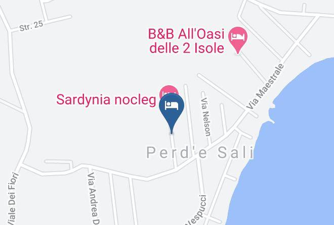 Cagliari - Villino Veronica Maps