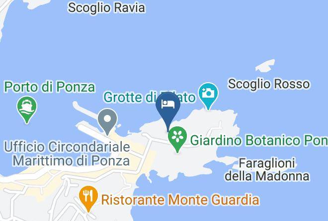 Latina - Villino Vittoria Blu Ponza Maps
