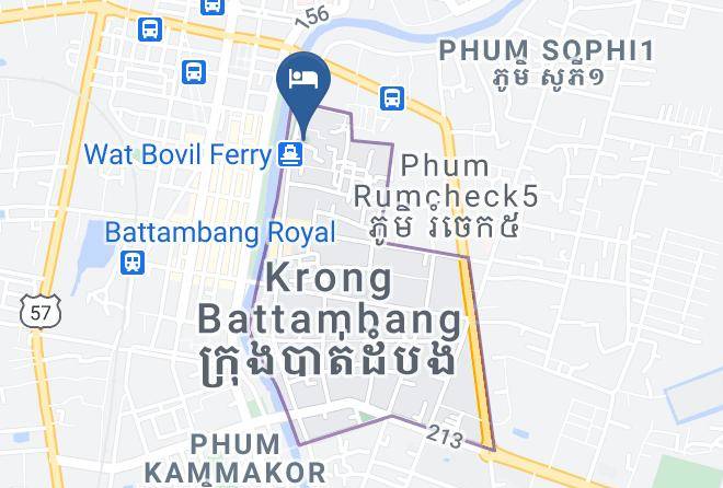 Battambang City - Vimean Sovannaphoum Resort Maps