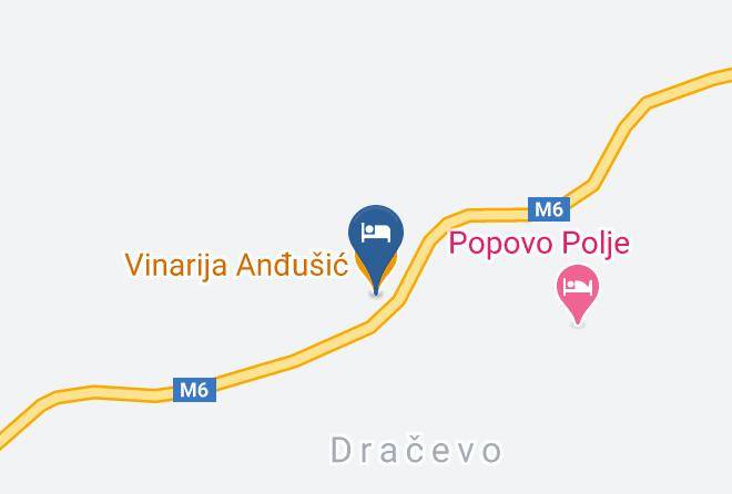 Trebinje - Vinarija Andusic Maps