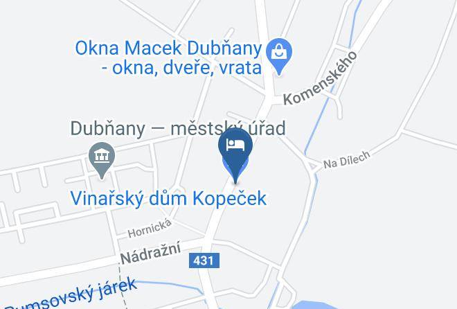 Hodonin - Vinarsky Dum Kopecek Maps