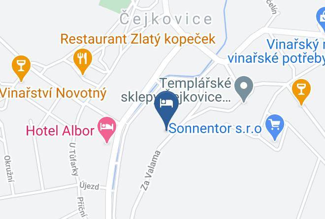 Hodonin - Vinarstvi & Ubytovani Pavel Koliba Maps