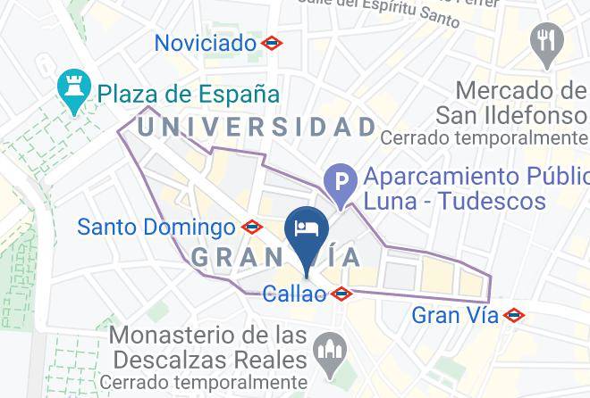 Madrid - Hotel Vincci Capitol Maps