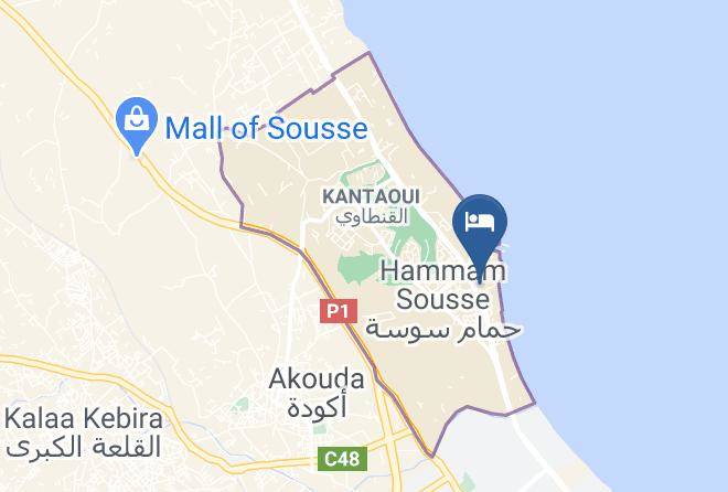 Tunisia - El Kantaoui Center Maps