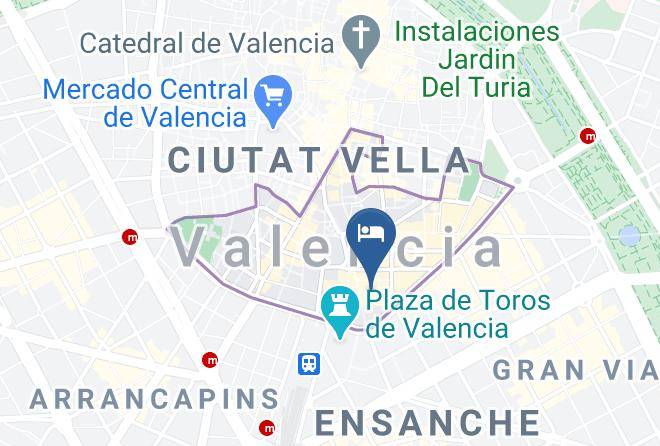 Valencia - Hotel Vincci Lys Maps
