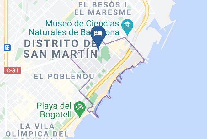 Vincci Maritimo Hotel Map