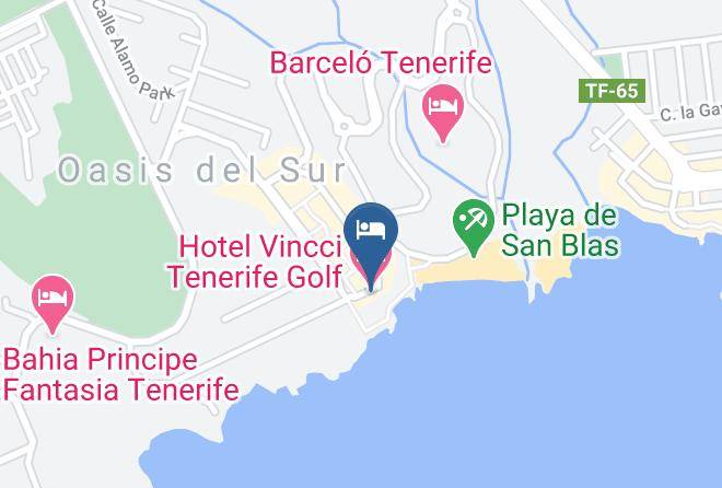 Santa Cruz De Tenerife - Hotel Vincci Tenerife Golf Maps