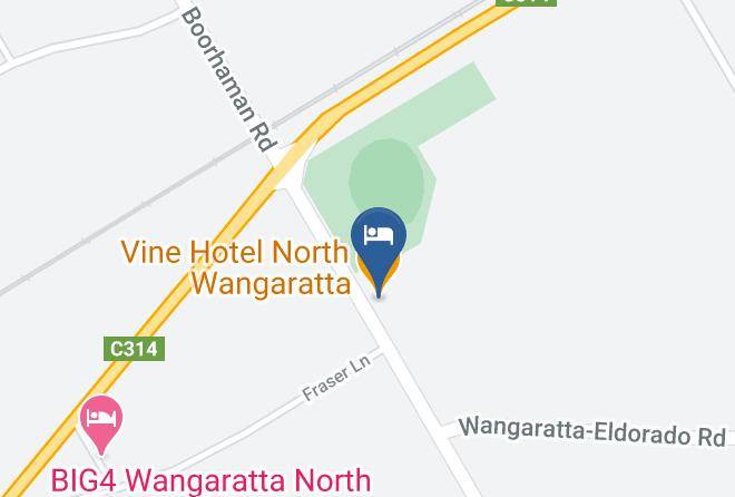 Wangaratta - Vine Hotel North Wangaratta Maps