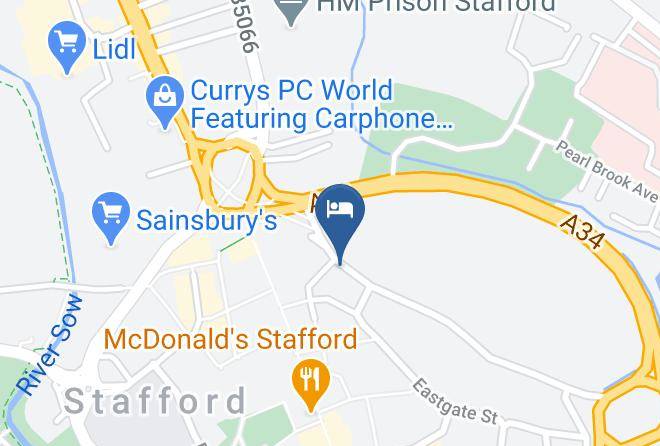 Staffs - Vine Stafford By Marston's Inn Maps