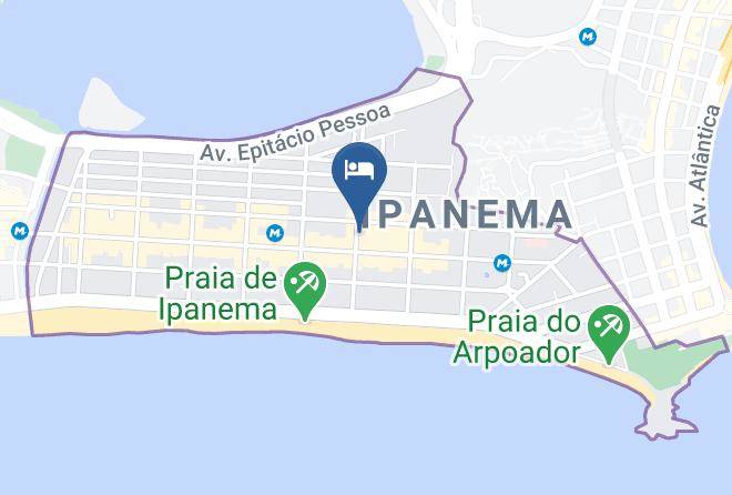 Rio De Janeiro Ipanema - Vinicius De Moraes 304 Maps