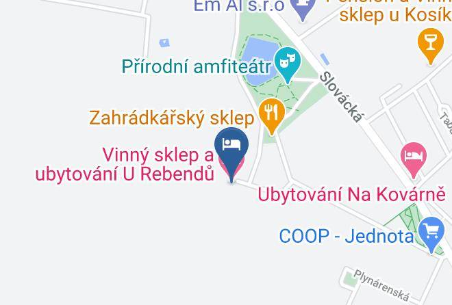 Breclav - Vinny Sklep A Ubytovani U Rebendu Maps