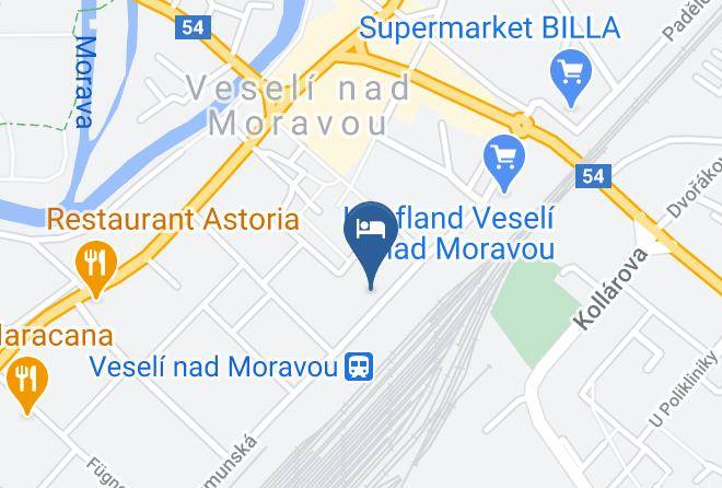 Hodonin - Penzion Vino Hruska Maps