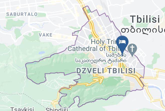 Tbilisi - Vinotel Hotel Maps