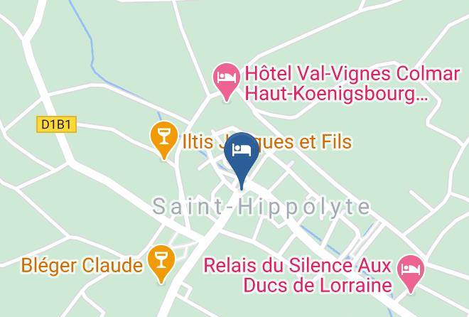 Haut Rhin - Vins Et Chambres D'hotes Francois Bleger Maps