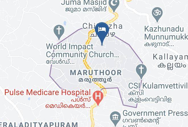 Nedumangad - Vintage Halton Maps
