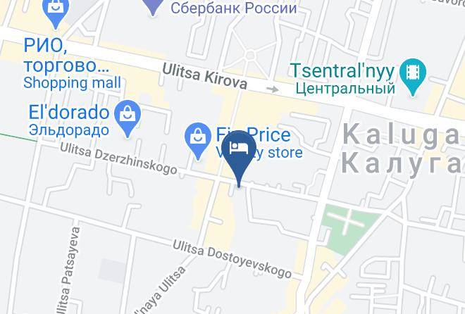 Kaluga - Vintage Hotel Maps