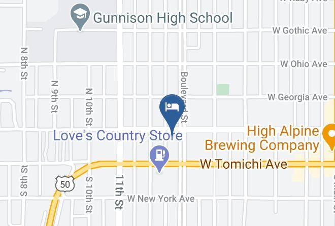 Gunnison - Vintage Inn Gunnison Maps