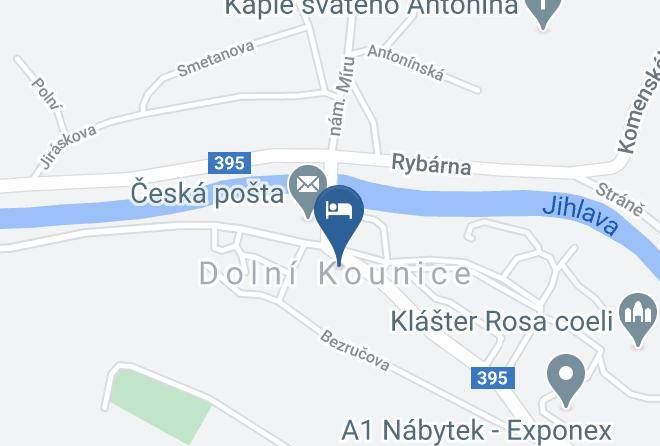 Brno Province - Hotel Vinum Coeli Maps