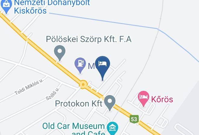 Kiskoros - Vinum Hotel Es Etterem Maps