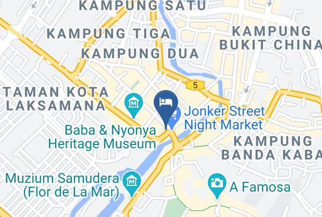 Melaka Tengah - Styles Hotel Melaka Maps