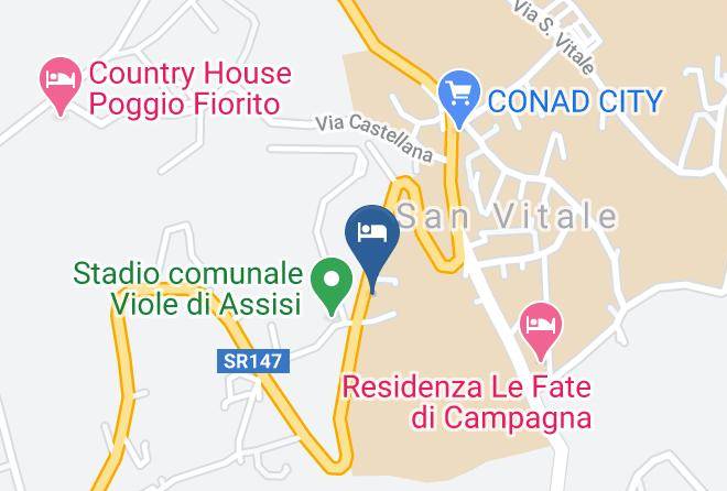 Perugia - Viole Country Hotel Maps