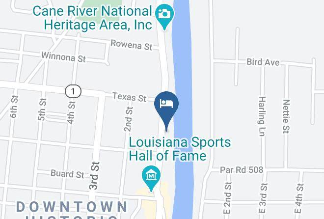 Natchitoches Par - Violet Hill Bed And Breakfast Maps