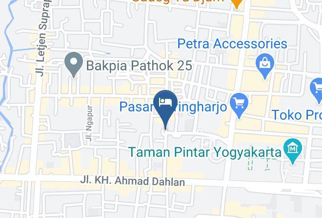 Kota Yogyakarta - Violet Hotel Maps