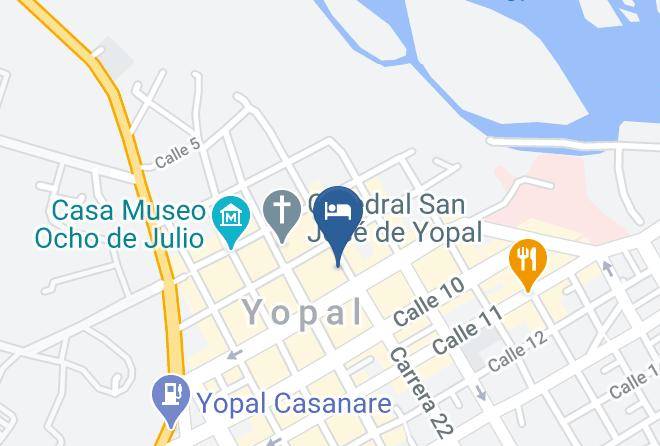 Yopal - Violetas Hotel Restaurante Maps