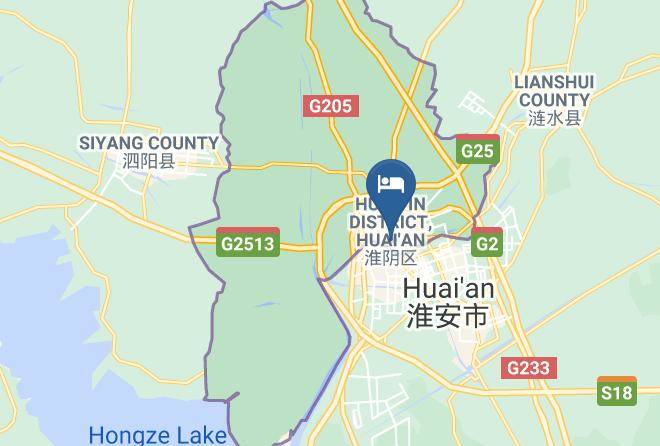 Huaian - Vip 168 Business Hotel Maps