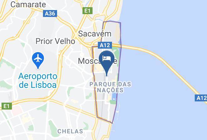 Lisbon - Vip Executive Arts Hotel Maps