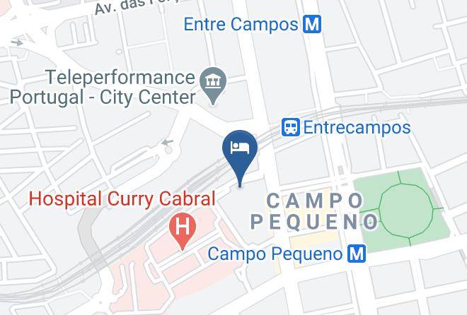 Lisbon - Vip Executive Zurique Hotel Maps
