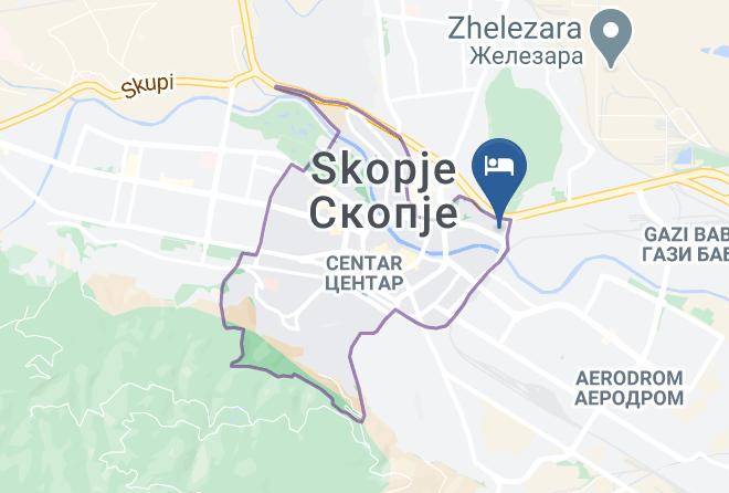 Skopje - Hotel Vip Maps