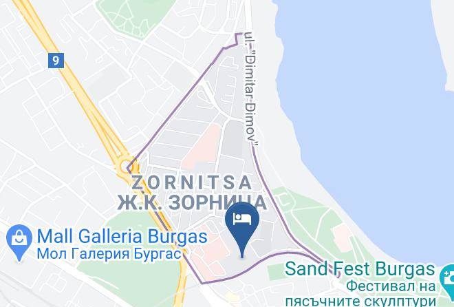 Burgas Zhk Zornitsa - Vip K S Perla Maps