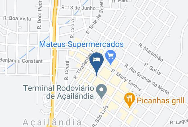Acailandia - Vip Palace Hotel Maps