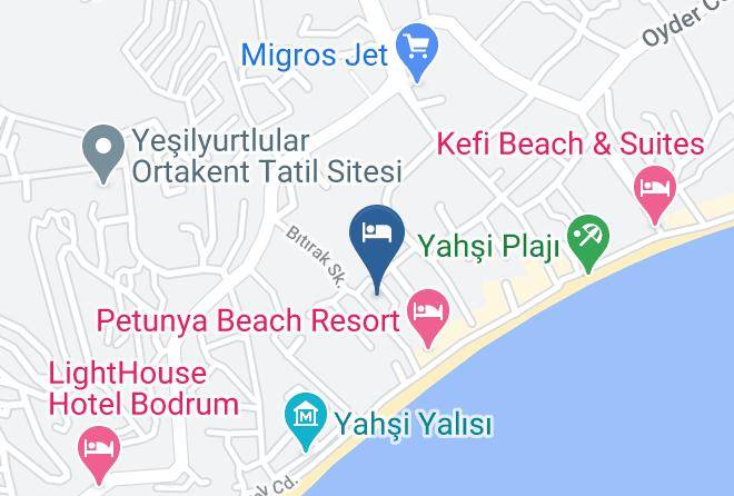 Bodrum - Viras Hotel Maps
