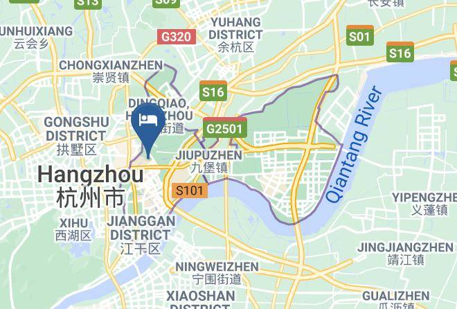 Hangzhou - Virgin Angel Hotel Maps
