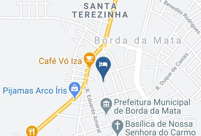 Borda Da Mata - Virginia Hotel Maps