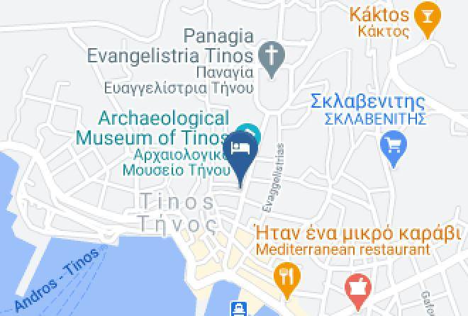 Tinos - Theoxenia Tinos Hotel Maps