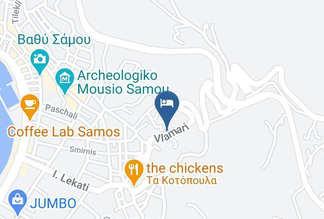 Samos - Virginia Hotel Maps