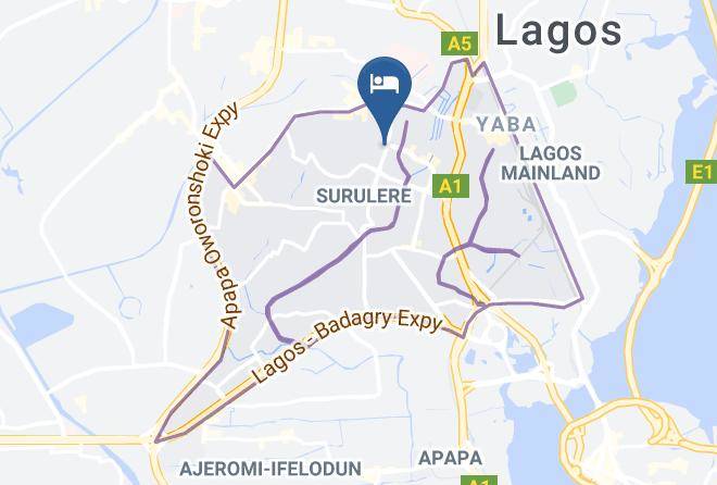 Surulere - Virgins Hotel Restaurant & Bar Maps