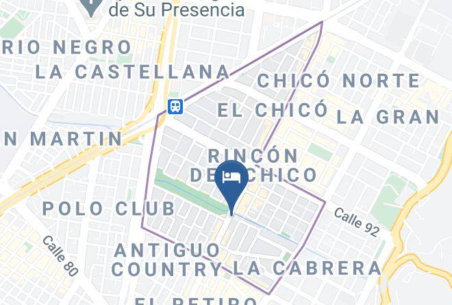 Bogota - Hotel Parque El Virrey Maps