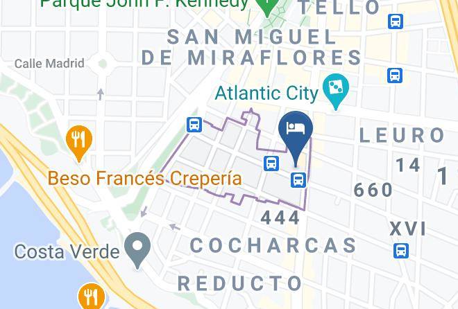 Miraflores - Virreynal Hotel Maps