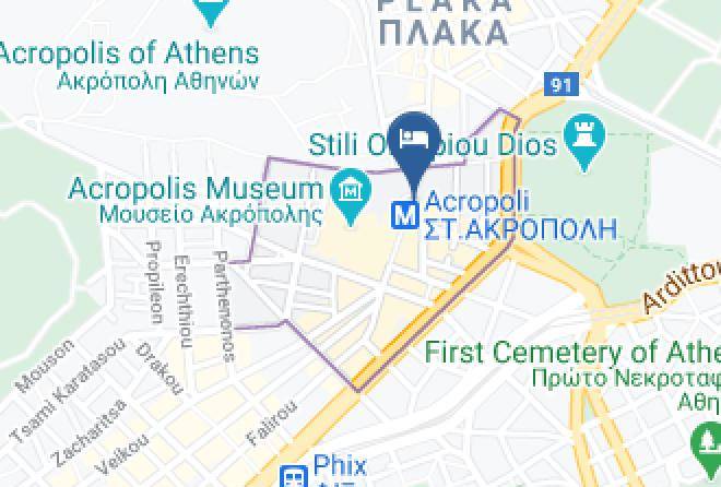 Central Athens - Virtue By Stylish Stays Maps