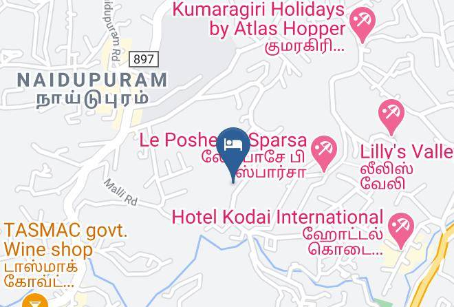 Kodaikanal - Virudhunagar Resort Maps